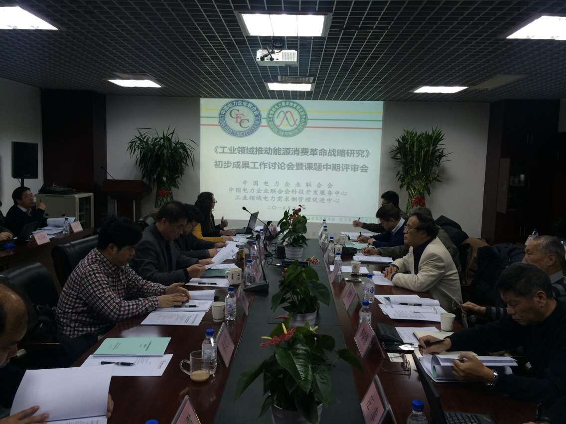 中電聯(lián)召開《工業(yè)領(lǐng)域推動能源消費(fèi)革命戰(zhàn)略研究》課題中期評審會