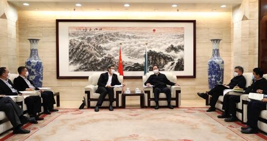 錢智民拜會(huì)國家電網(wǎng)黨組書記、董事長毛偉明