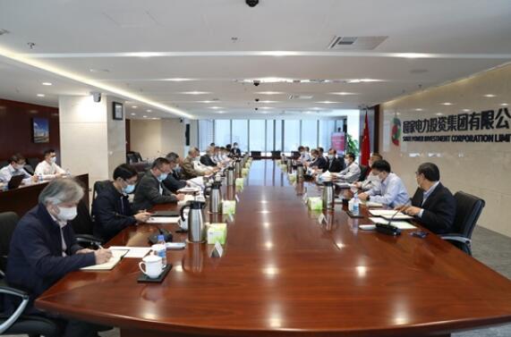 國家電投總經(jīng)理江毅會見東方電氣黨組副書記、總經(jīng)理俞培根