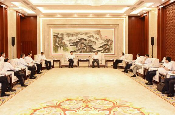 舒印彪拜會(huì)山東省委書記劉家義、省長(zhǎng)李干杰