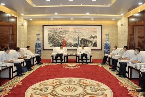 辛保安會見中國西電集團董事長白忠泉、總經(jīng)理裴振江