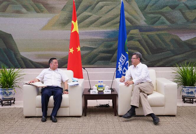 中國能建黨委書記、董事長宋海良拜會國家電投董事長錢智民