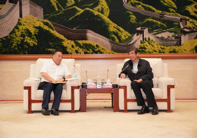 宋海良、孫洪水與大唐集團(tuán)董事長陳飛虎座談