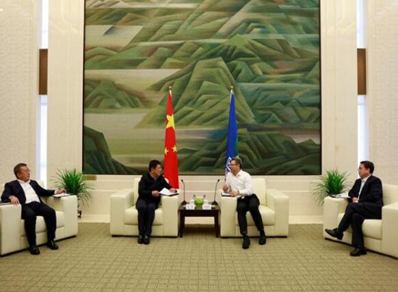 錢智民會見吉林省委常委、長春市委書記王凱