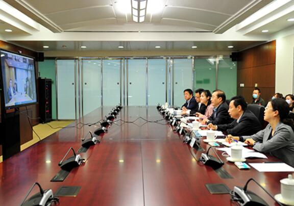 辛保安總經(jīng)理與SAP公司全球執(zhí)行董事會成員、全球業(yè)務(wù)總裁傅美黛舉行視頻會談