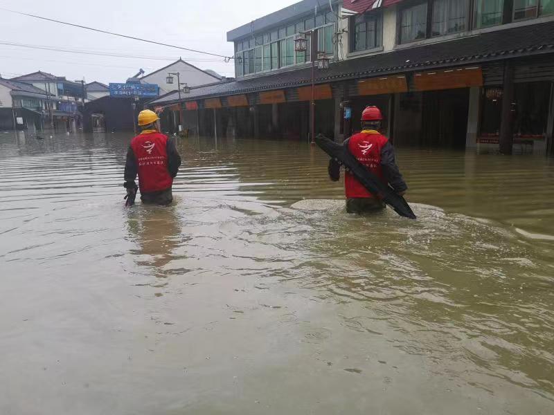 戰(zhàn)“煙花”，國網浙江寧波余姚市供電公司紀委筑牢抗臺“防風墻”