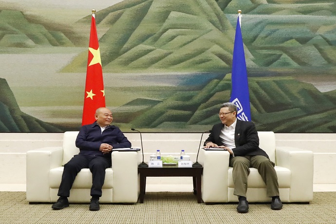 錢智民會(huì)見中國(guó)中鐵董事長(zhǎng)、黨委書記陳云