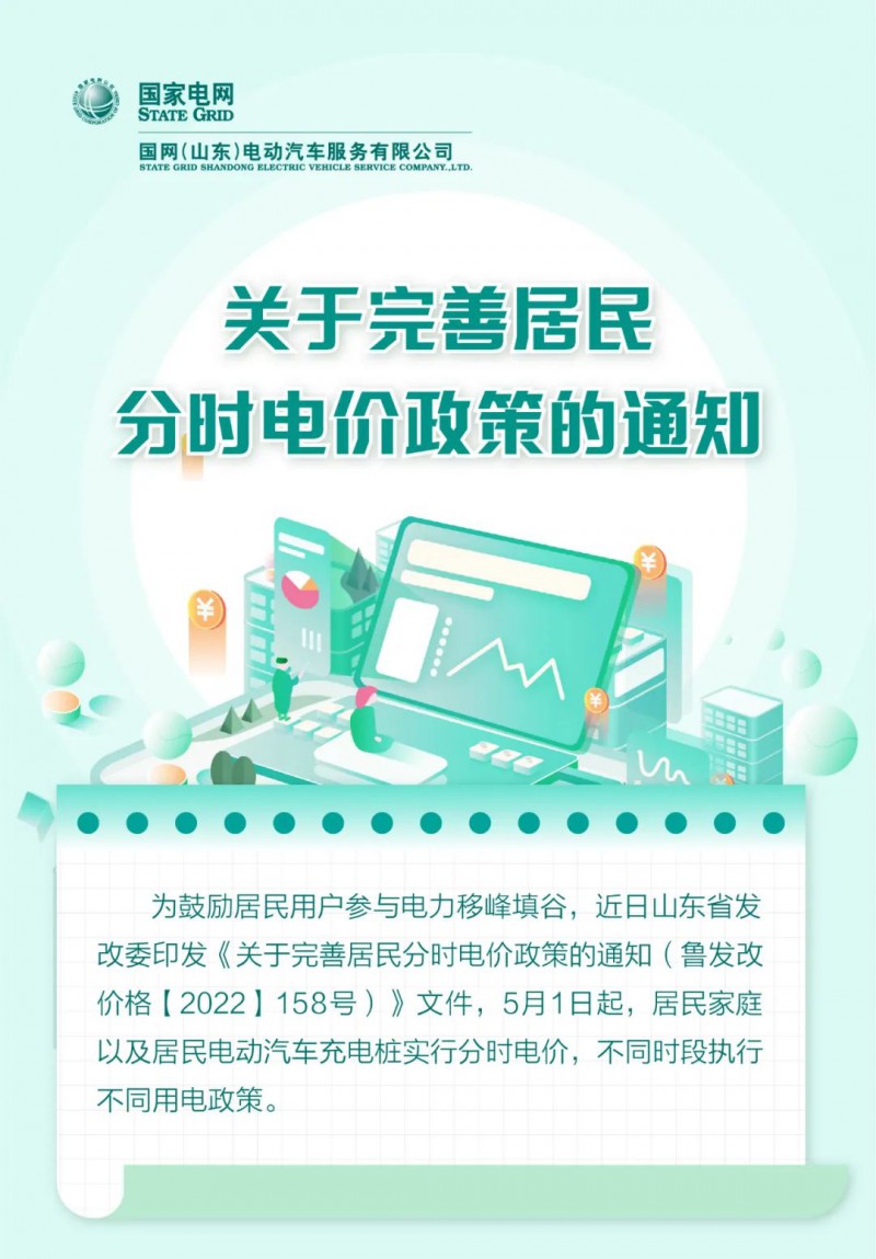 山東居民分時電價政策，5月1日開始執(zhí)行！