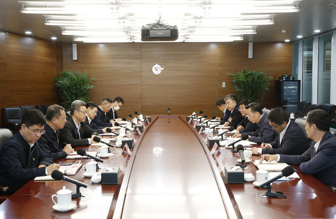 錢智民拜會中國海油董事長、黨組書記汪東進