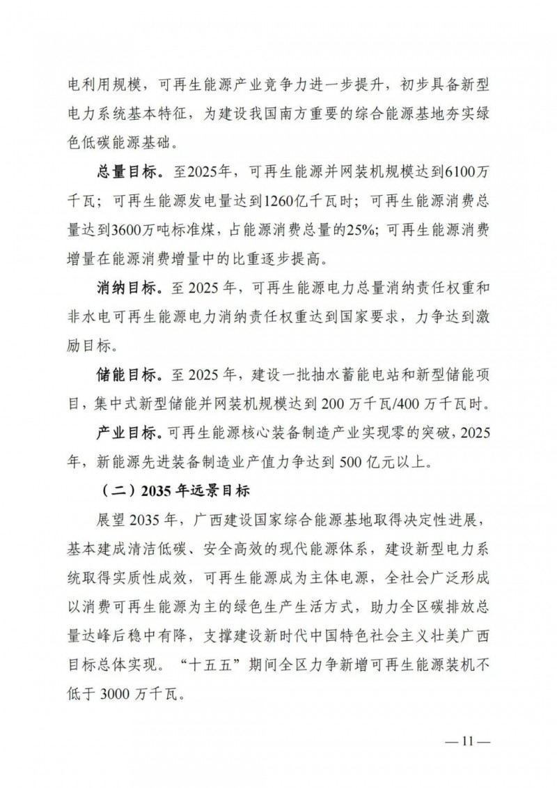 廣西“十四五”規(guī)劃：大力發(fā)展光伏發(fā)電，到2025年新增光伏裝機(jī)15GW！
