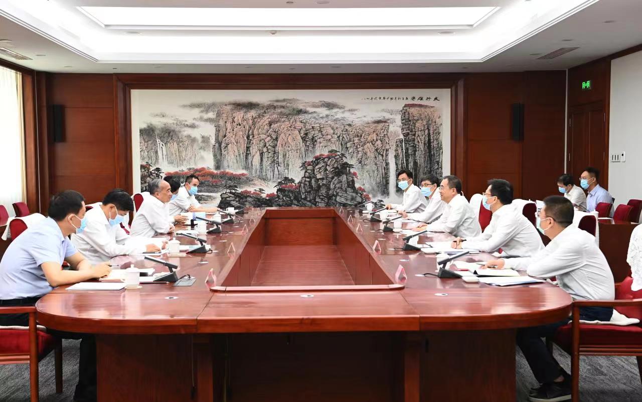 鄒磊拜會山西省委書記、省人大常委會主任林武