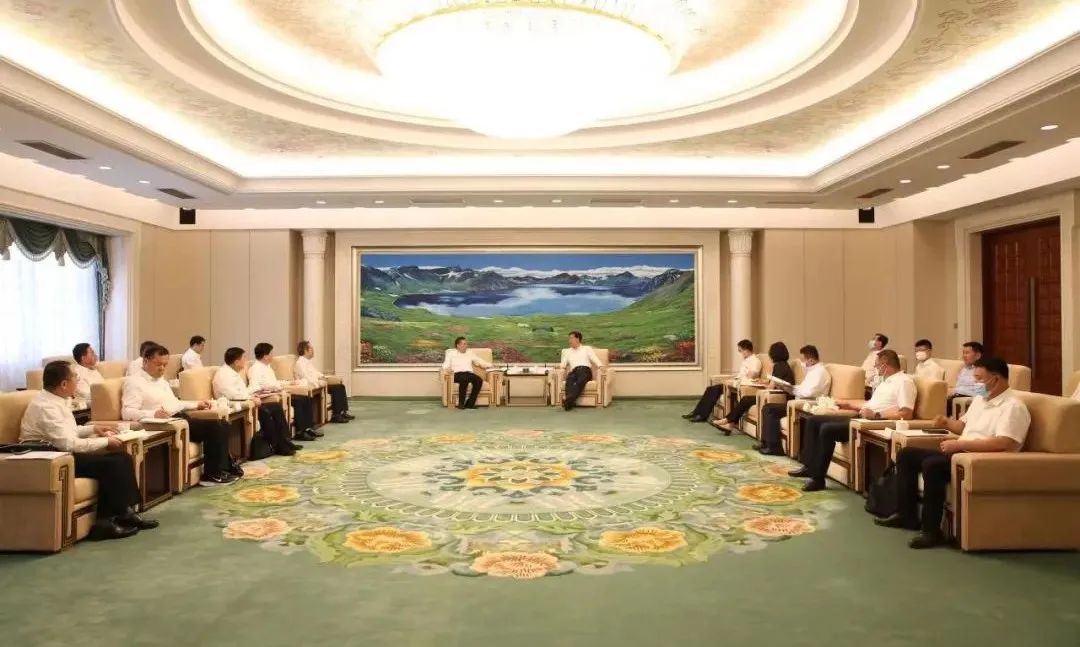 中國能建黨委書記、董事長宋海良拜會吉林省委常委、長春市委書記張志軍