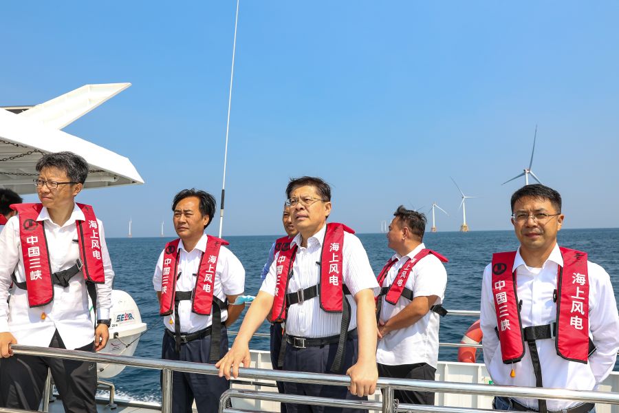 韓君赴廣東陽(yáng)江、福建福州調(diào)研三峽集團(tuán)海上風(fēng)電項(xiàng)目