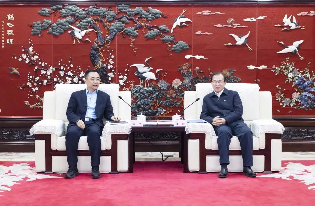 鄒磊、劉明勝拜訪中國(guó)華電董事長(zhǎng)江毅、總經(jīng)理葉向東