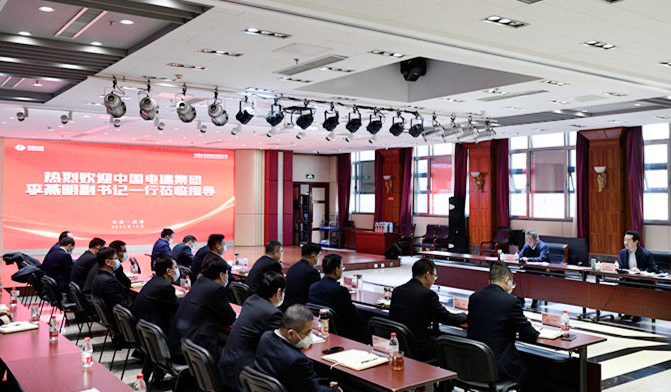 中國電建黨委副書記、董事李燕明到水電基礎(chǔ)局調(diào)研慰問