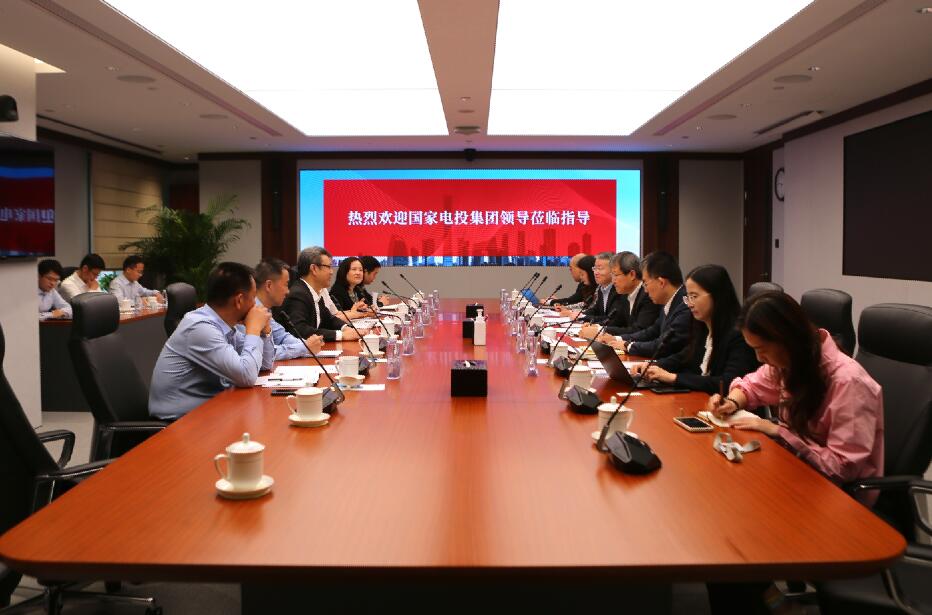 國家電投黨組書記、董事長錢智民與中信證券董事長張佑君會談