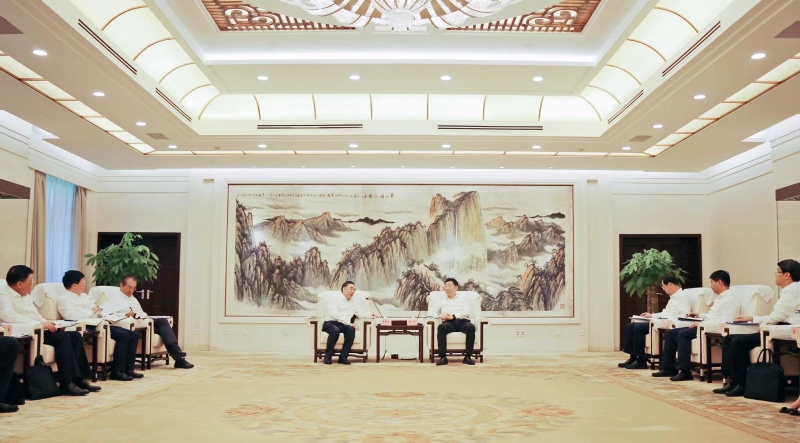 中國(guó)能建黨委書記、董事長(zhǎng)宋海良拜會(huì)陜西省省長(zhǎng)趙剛