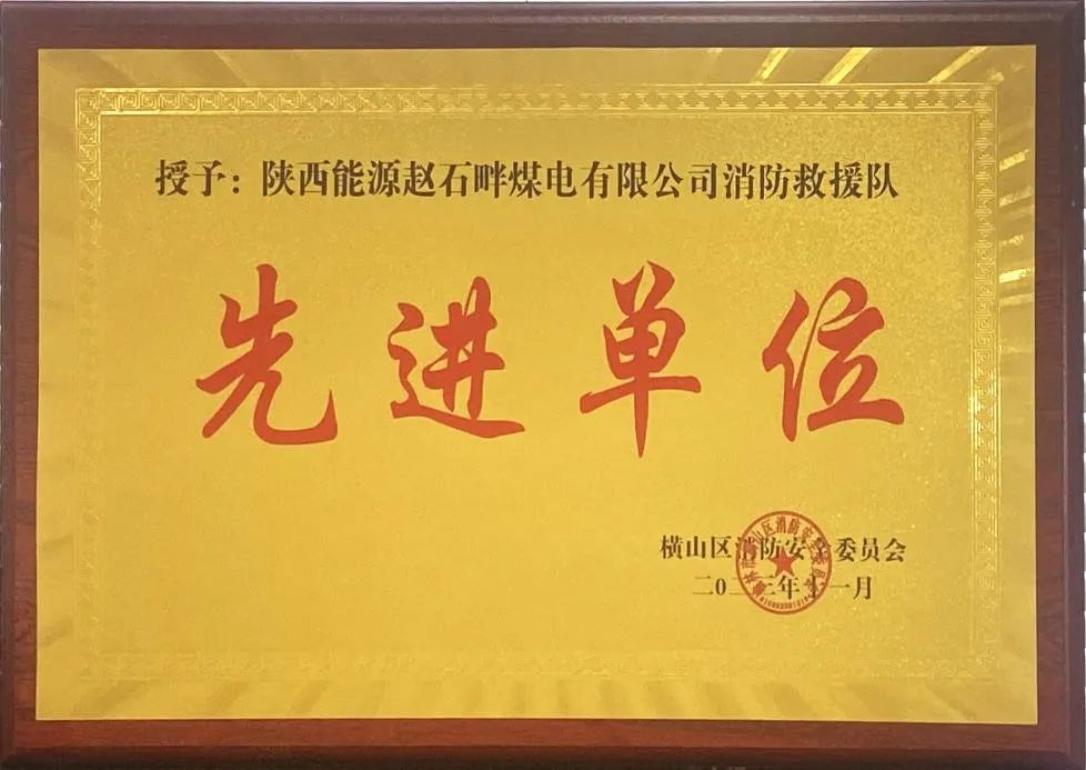 優(yōu)秀！再續(xù)輝煌！陜投集團(tuán)趙石畔煤電消防工作又獲表彰