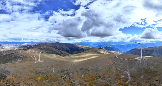 全球最高海拔風電場全部風機并網發(fā)電