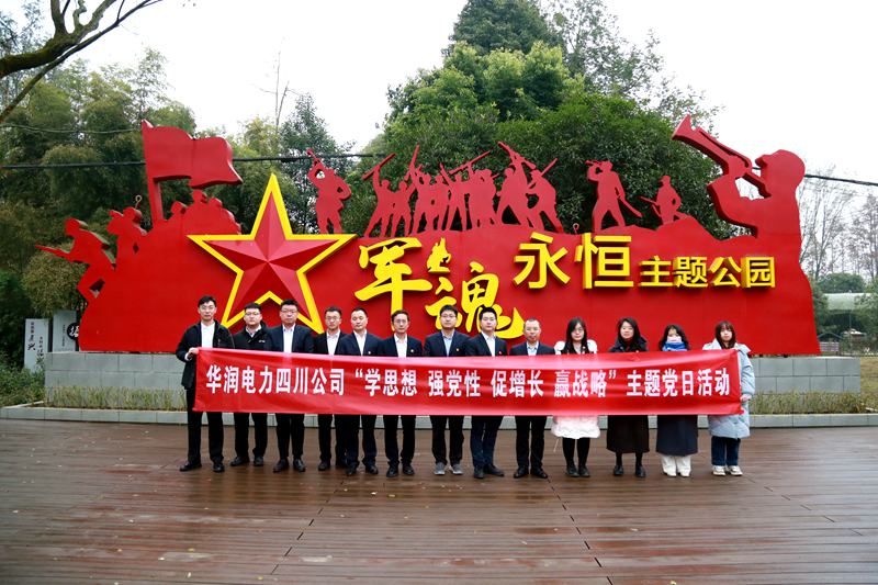 華潤電力四川公司聯(lián)合華潤集團在川企業(yè)開展“學(xué)思想、強黨性、促增長、贏戰(zhàn)略”主題黨日活動