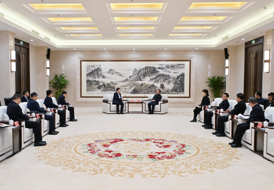 大唐集團董事長呂軍、總經(jīng)理張傳江拜會內(nèi)蒙古