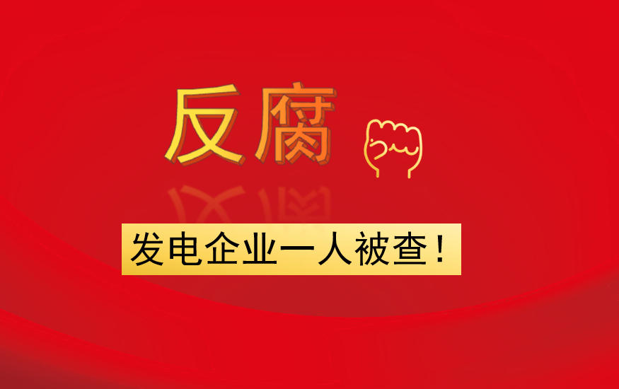 發(fā)電企業(yè)一人被查！